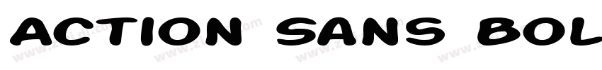 Action Sans Bold字体转换
